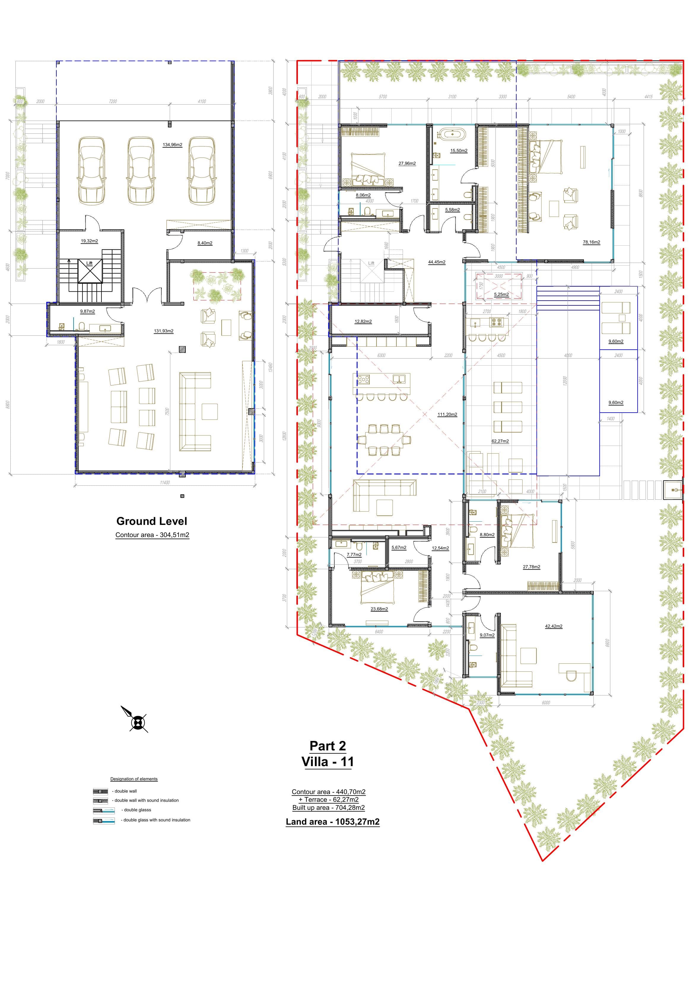 5-Bedroom + Cinema Villa layout